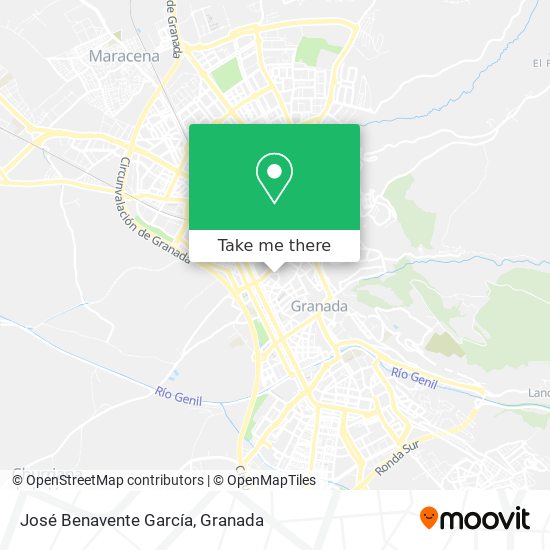 mapa José Benavente García