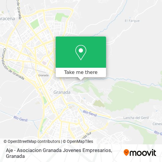 Aje - Asociacion Granada Jovenes Empresarios map