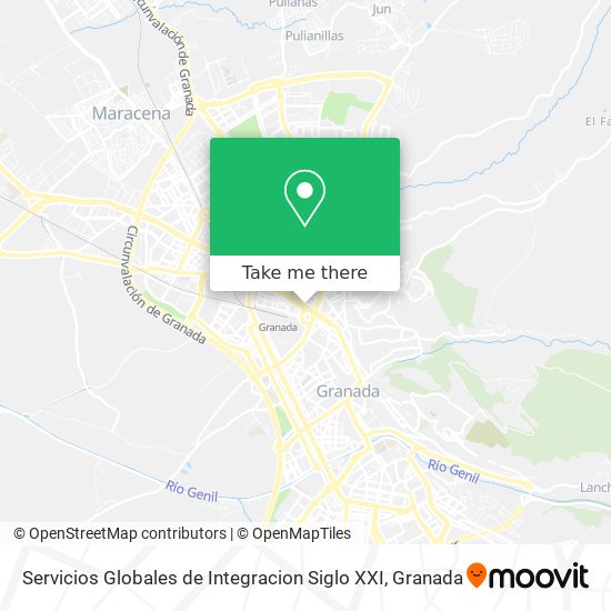 Servicios Globales de Integracion Siglo XXI map