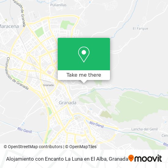 Alojamiento con Encanto La Luna en El Alba map