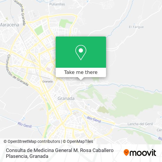 Consulta de Medicina General M. Rosa Caballero Plasencia map