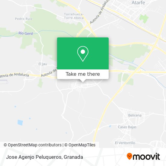 Jose Agenjo Peluqueros map