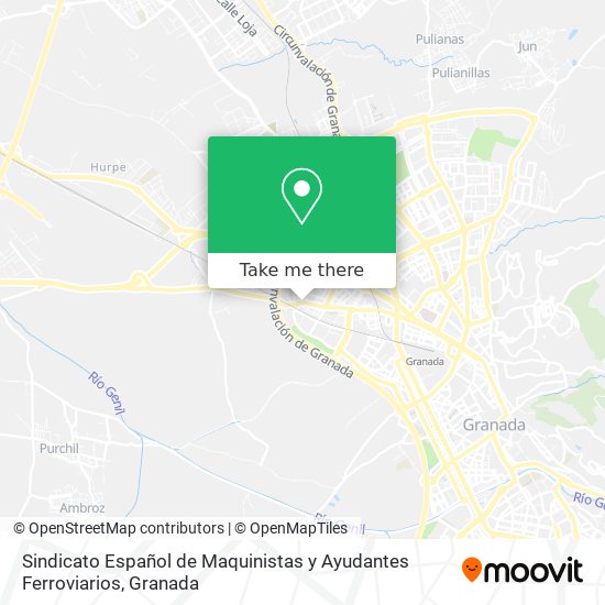 Sindicato Español de Maquinistas y Ayudantes Ferroviarios map