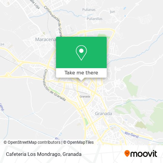 Cafeteria Los Mondrago map