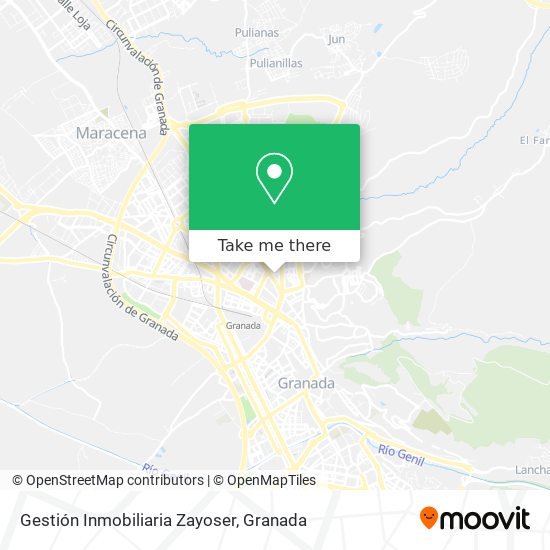 Gestión Inmobiliaria Zayoser map