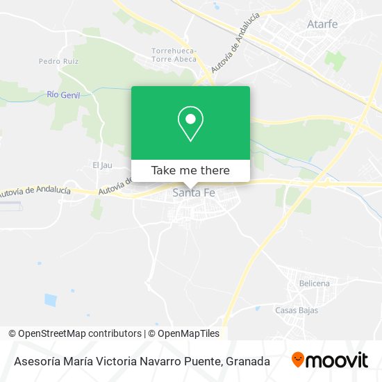 Asesoría María Victoria Navarro Puente map
