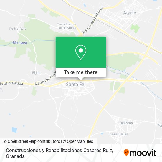 Construcciones y Rehabilitaciones Casares Ruiz map