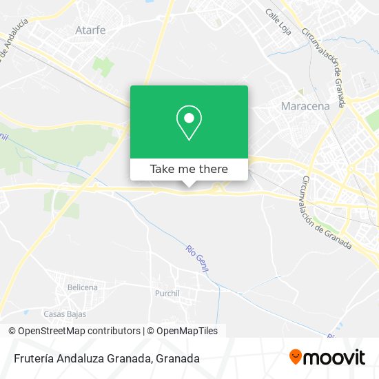 Frutería Andaluza Granada map