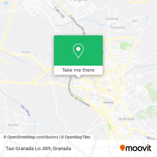 mapa Taxi Granada Lic.489