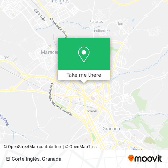 El Corte Inglés map