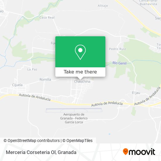 Merceria Corseteria Ol map