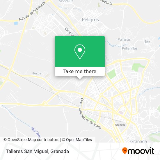 Talleres San Miguel map