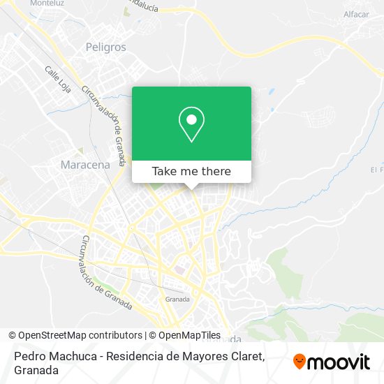 Pedro Machuca - Residencia de Mayores Claret map