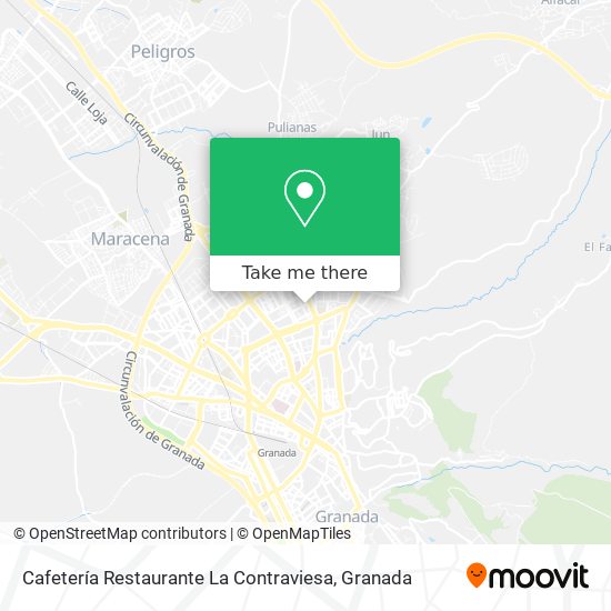 Cafetería Restaurante La Contraviesa map