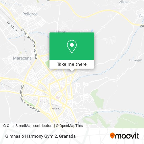 Gimnasio Harmony Gym 2 map