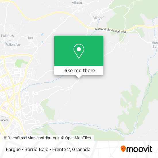 Fargue - Barrio Bajo - Frente 2 map