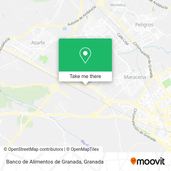 Banco de Alimentos de Granada map