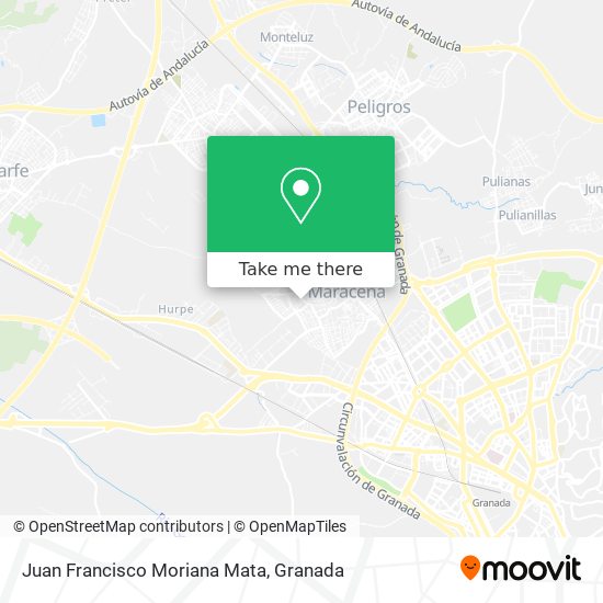 Juan Francisco Moriana Mata map