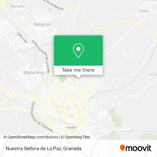 Nuestra Señora de La Paz map