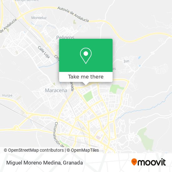 Miguel Moreno Medina map