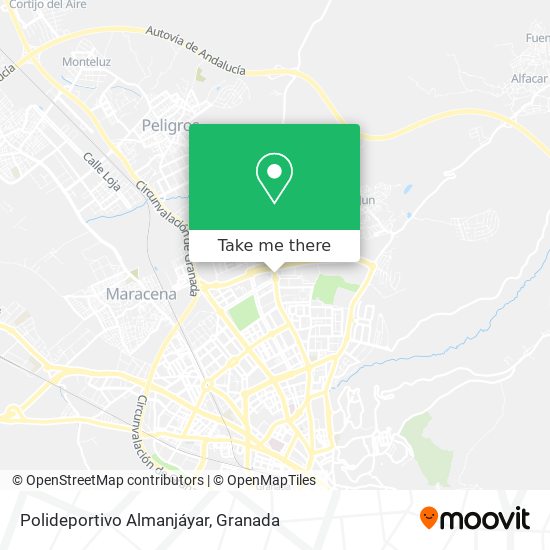 Polideportivo Almanjáyar map