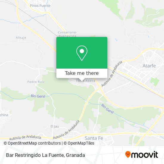 Bar Restringido La Fuente map