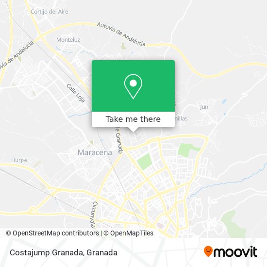 Costajump Granada map