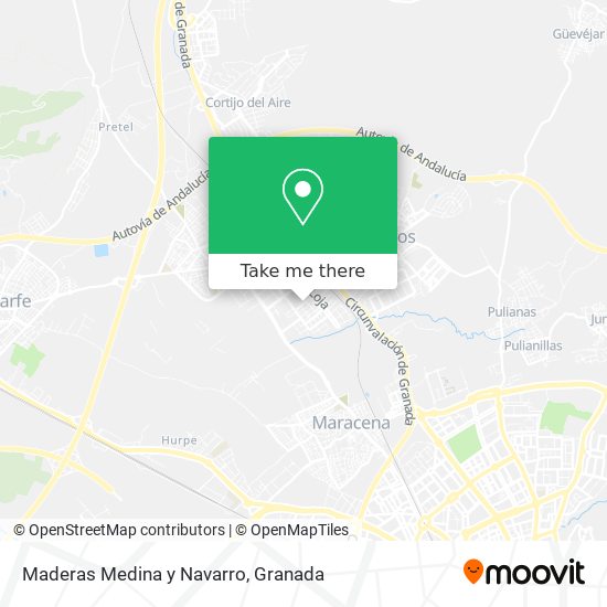 Maderas Medina y Navarro map