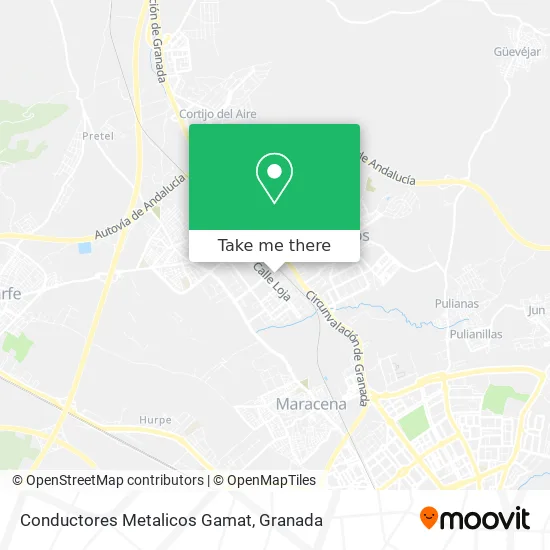 Conductores Metalicos Gamat map
