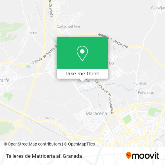 Talleres de Matriceria af map