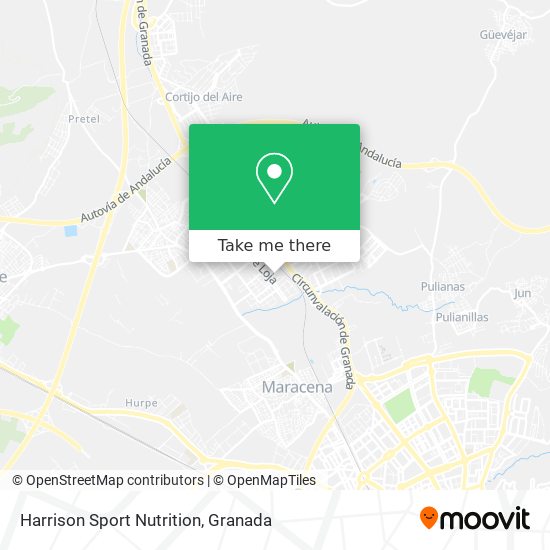 Harrison Sport Nutrition map