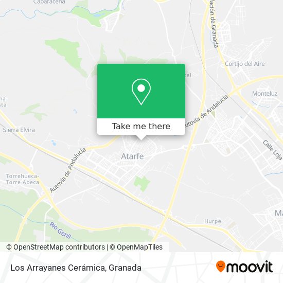 Los Arrayanes Cerámica map