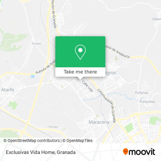 Exclusivas Vida Home map