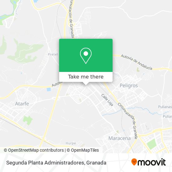 Segunda Planta Administradores map