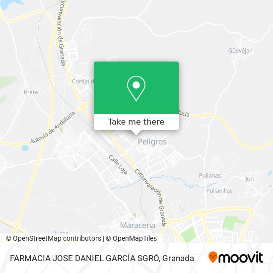 FARMACIA JOSE DANIEL GARCÍA SGRÓ map
