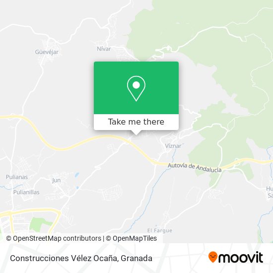 Construcciones Vélez Ocaña map