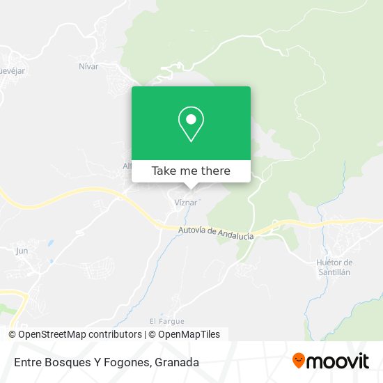 Entre Bosques Y Fogones map