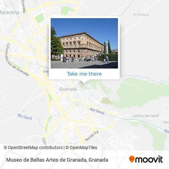 Museo de Bellas Artes de Granada map