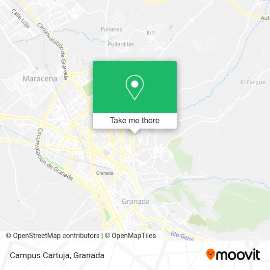 mapa Campus Cartuja