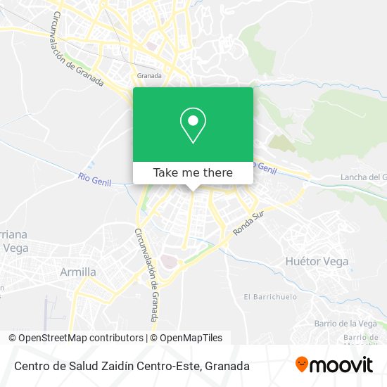 Centro de Salud Zaidín Centro-Este map