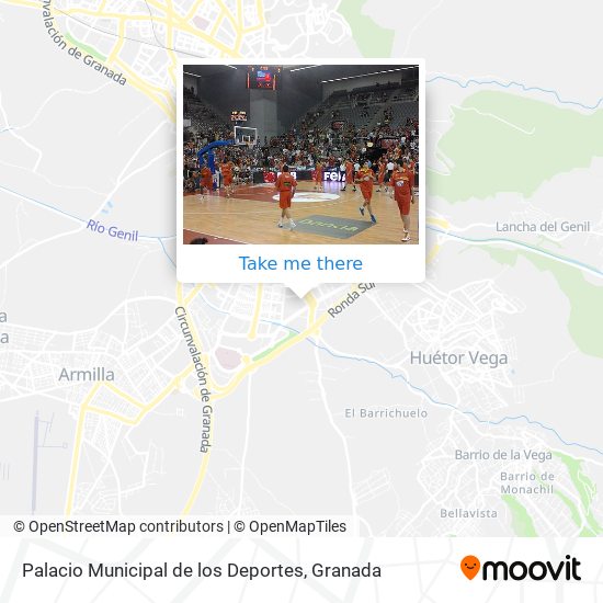 Palacio Municipal de los Deportes map