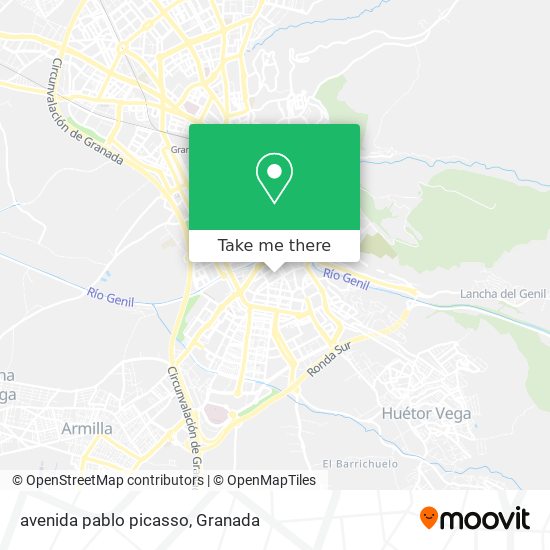 avenida pablo picasso map