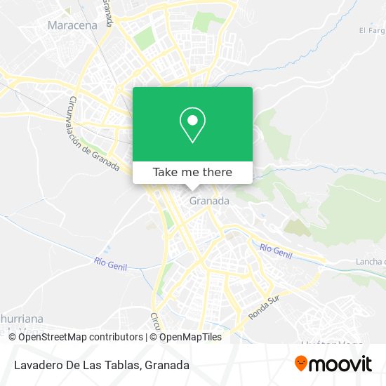 Lavadero De Las Tablas map