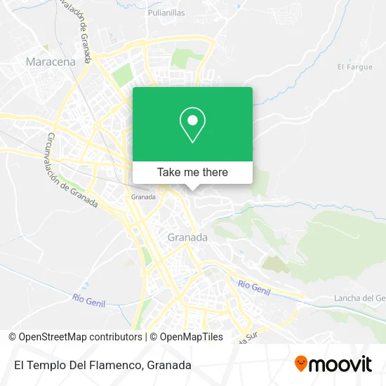 El Templo Del Flamenco map