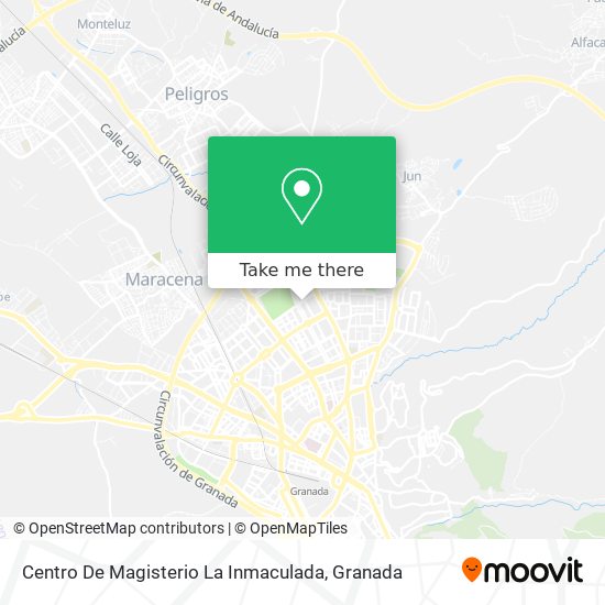 Centro De Magisterio La Inmaculada map