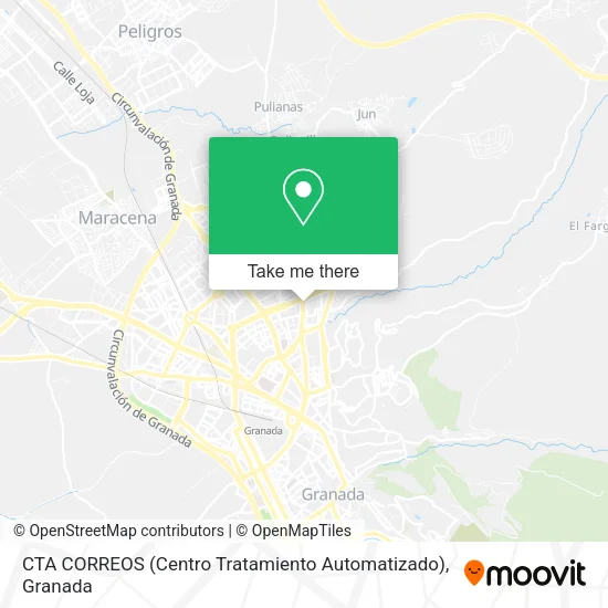 CTA CORREOS (Centro Tratamiento Automatizado) map