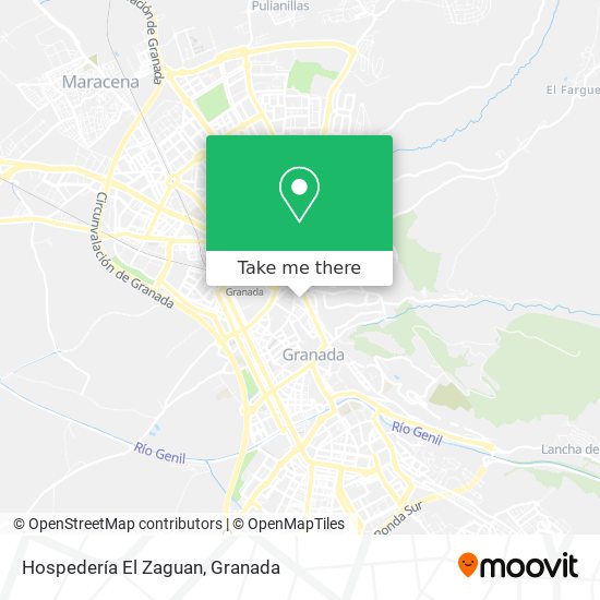 Hospedería El Zaguan map