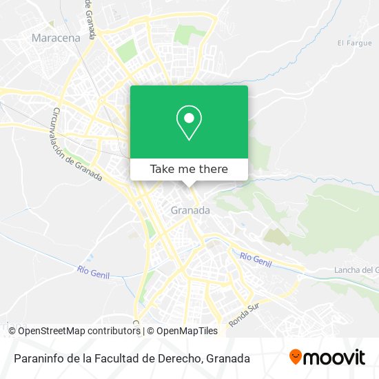 mapa Paraninfo de la Facultad de Derecho