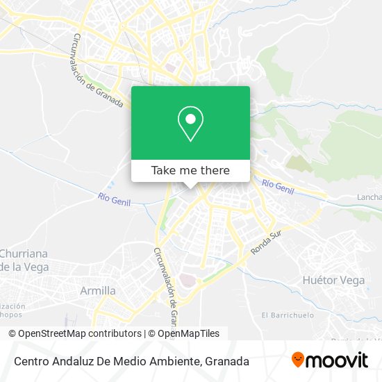 mapa Centro Andaluz De Medio Ambiente