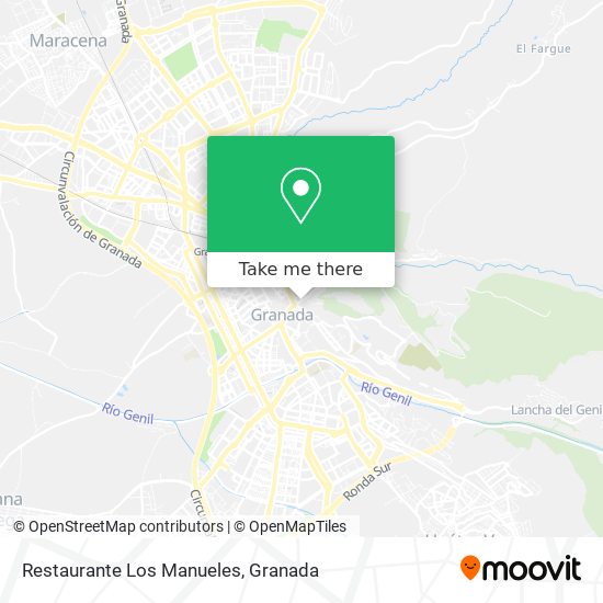 Restaurante Los Manueles map